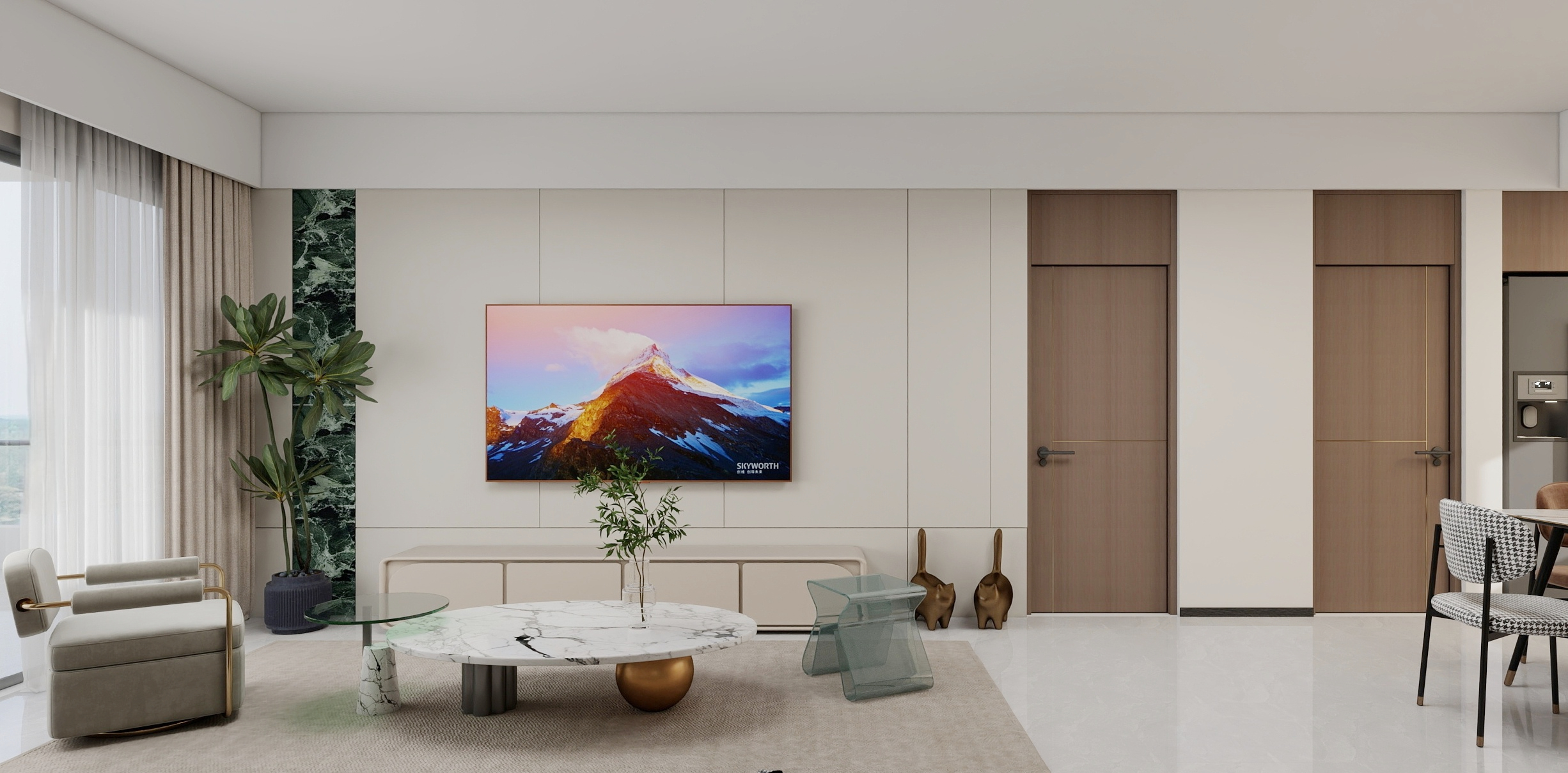 TV Feature Wall Cabinet
